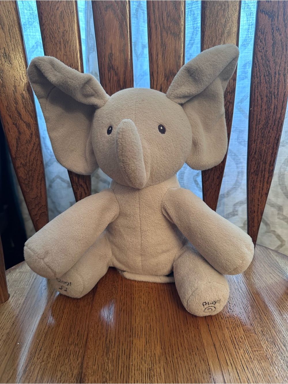 Gund Baby Flappy the Elephant Musical/Interactive Plush